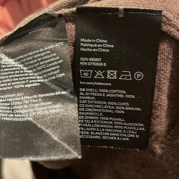 Brand new Men’s H&M mocha brown turtleneck sweater 100% cotton - Picture 3 of 4